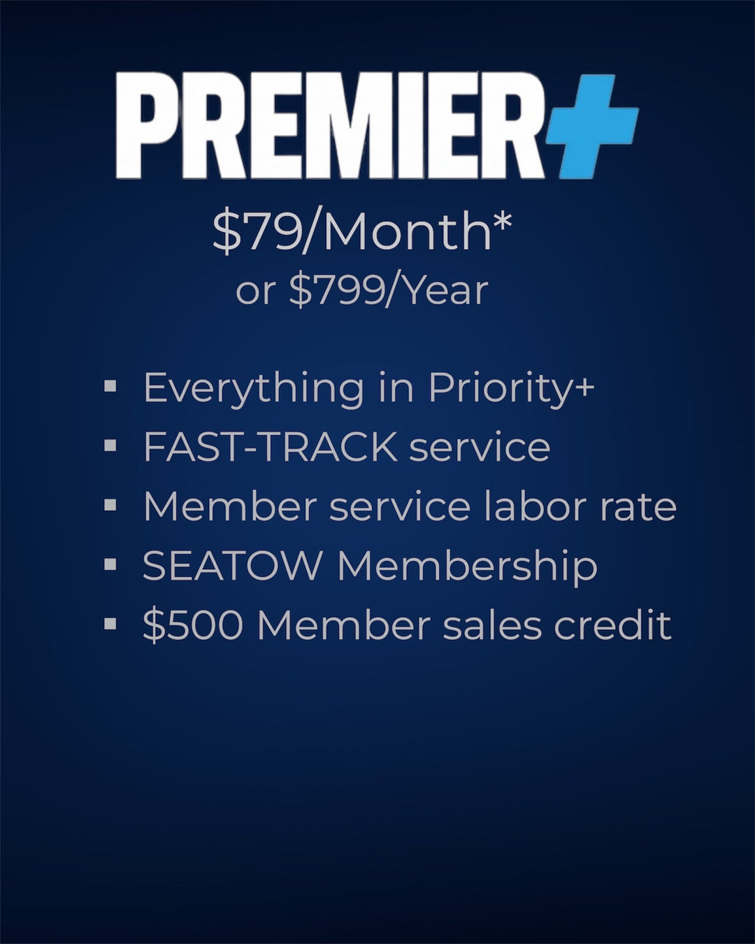 Premier+ Memberships
